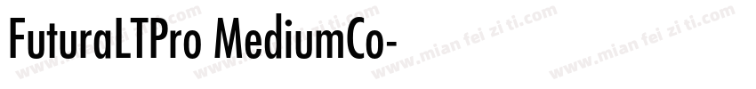 FuturaLTPro MediumCo字体转换
